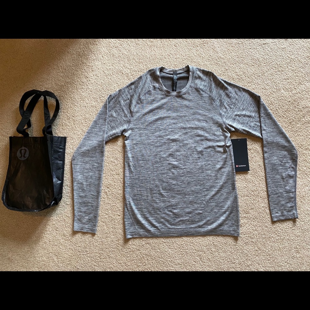 Men’s Lululemon Grey Long Sleeve NWT